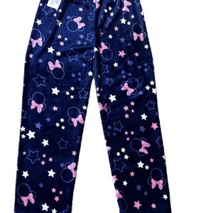 & Other Stories Navy Pajama Pants with Pink and White Stars